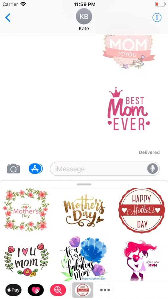 Mother's Day Love Stickers Screenshots