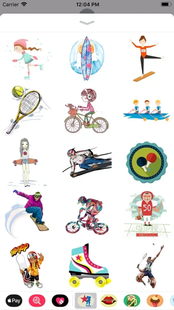 Sports All Stars Stickers スクリーンショット