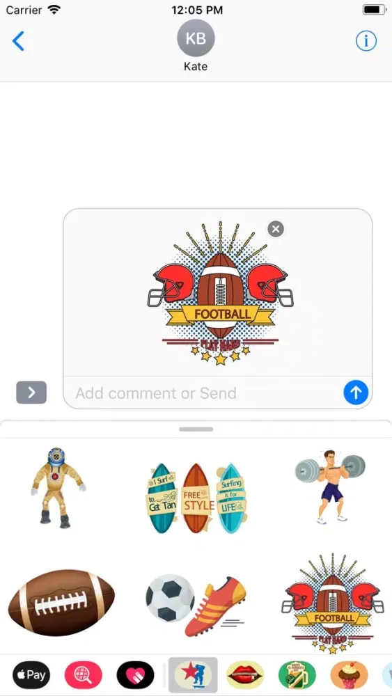 Sports All Stars Stickers スクリーンショット