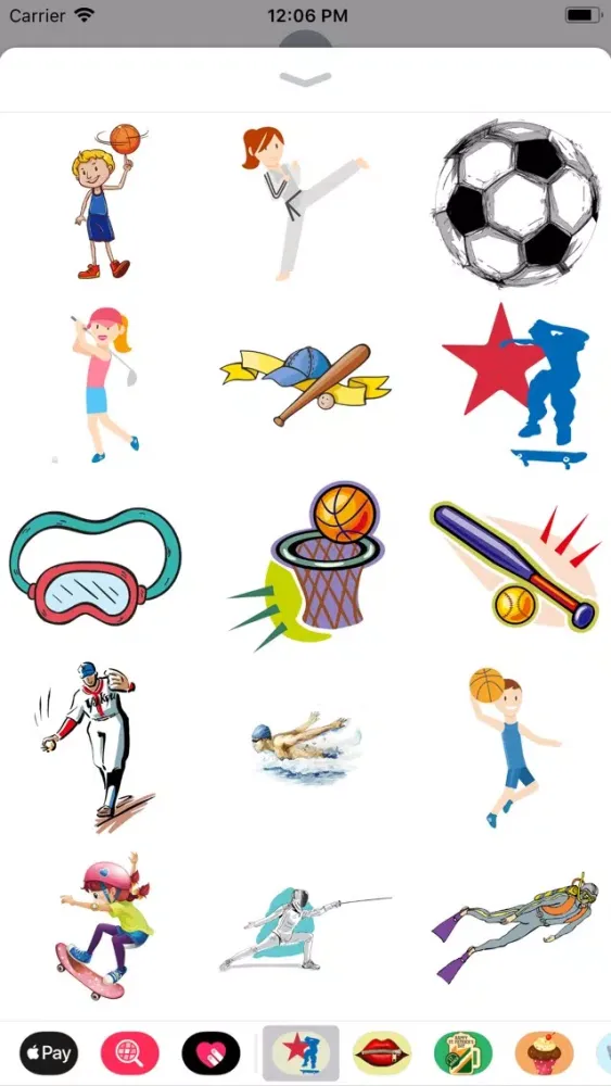 Sports All Stars Stickers スクリーンショット