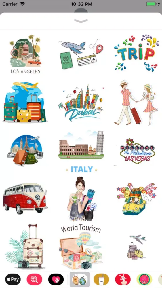 Travel the World Stickers Screenshots
