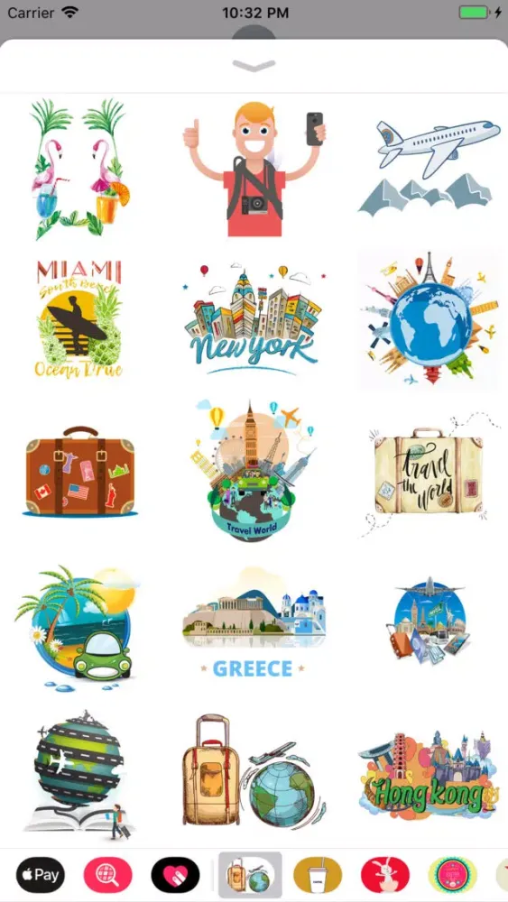 Travel the World Stickers Screenshots