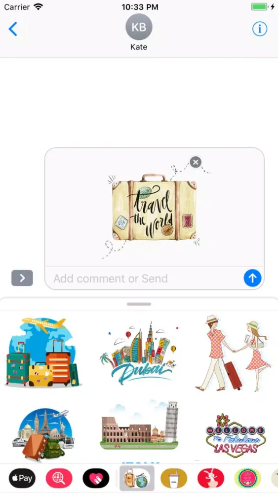 Travel the World Stickers Screenshots