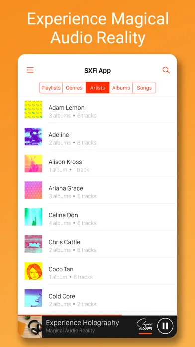 SXFI App 스크린샷