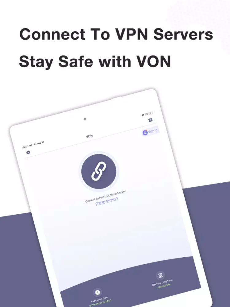 Screenshot di VON - Safe VPN App iPad 