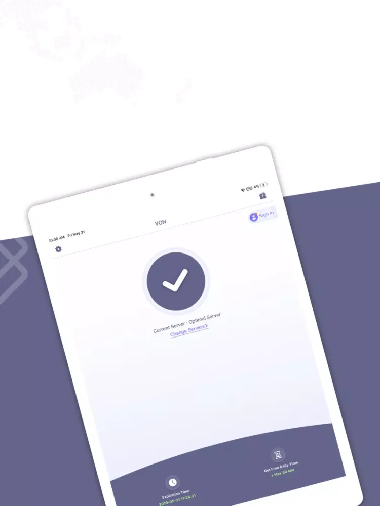 Screenshot di VON - Safe VPN App iPad 
