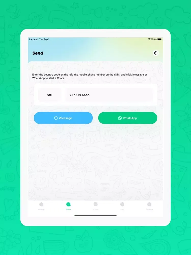 تصاویر Whats Web App ⁺ iPad 