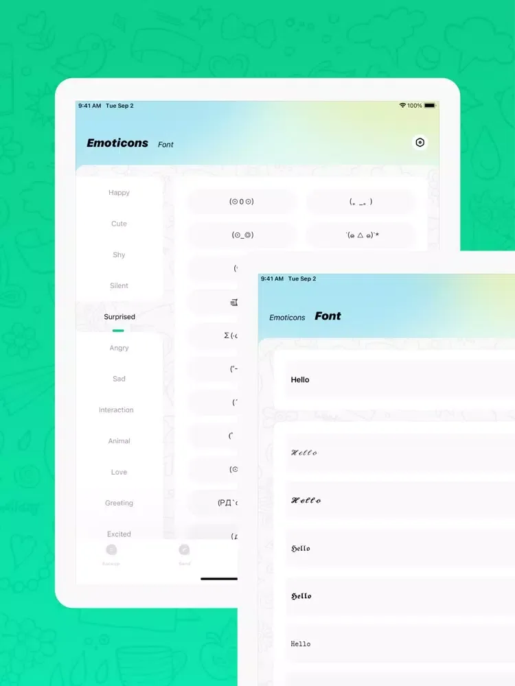 تصاویر Whats Web App ⁺ iPad 