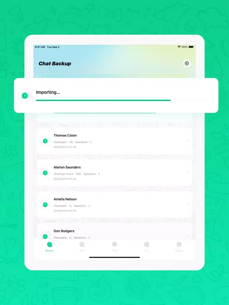 تصاویر Whats Web App ⁺ iPad 