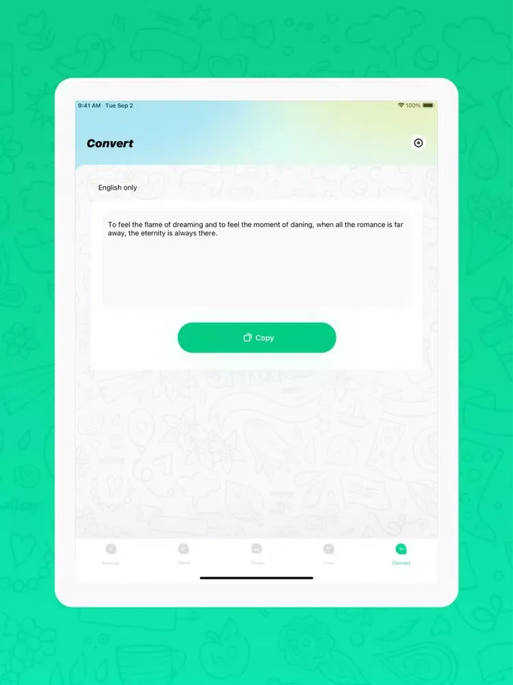 تصاویر Whats Web App ⁺ iPad 