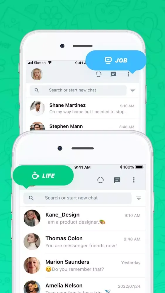 تصاویر Whats Web App ⁺
