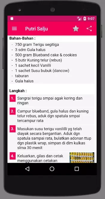 تصاویر Resep Kue Putri Salju