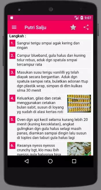 تصاویر Resep Kue Putri Salju