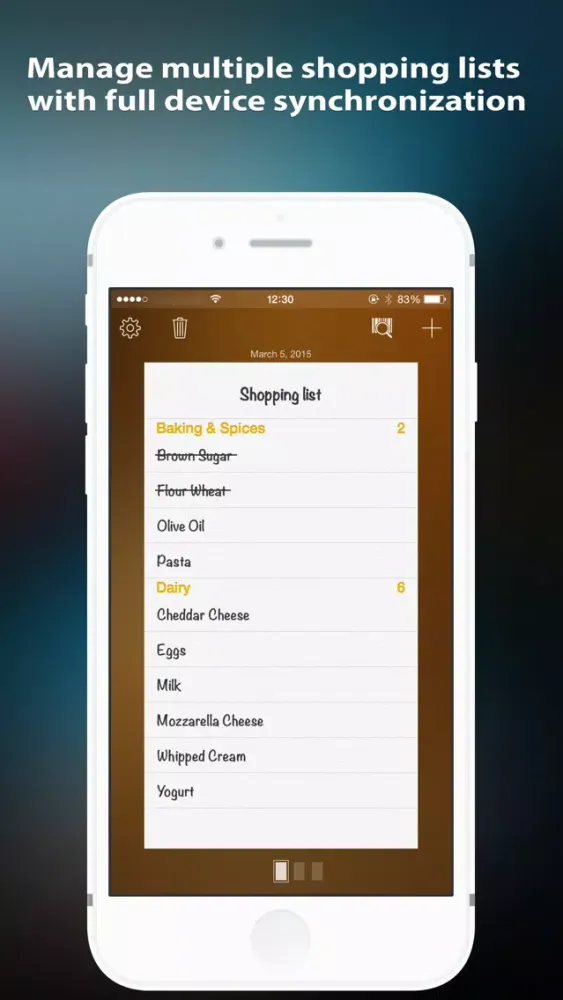 SuperList Lite - Grocery List 스크린샷