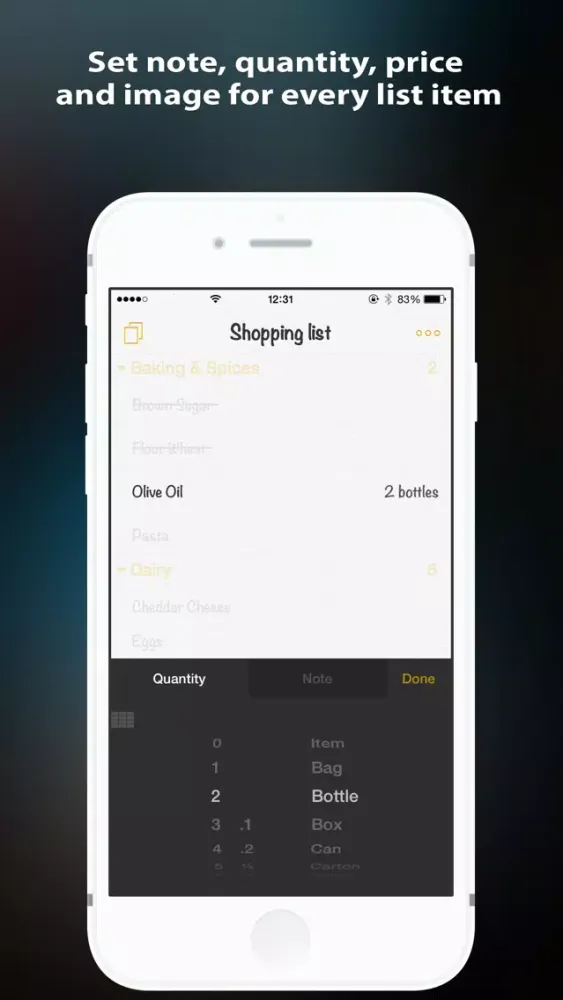 SuperList Lite - Grocery List 스크린샷