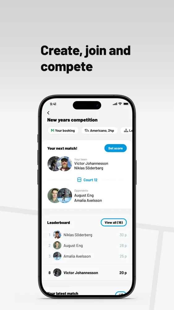 Padelboard Screenshots