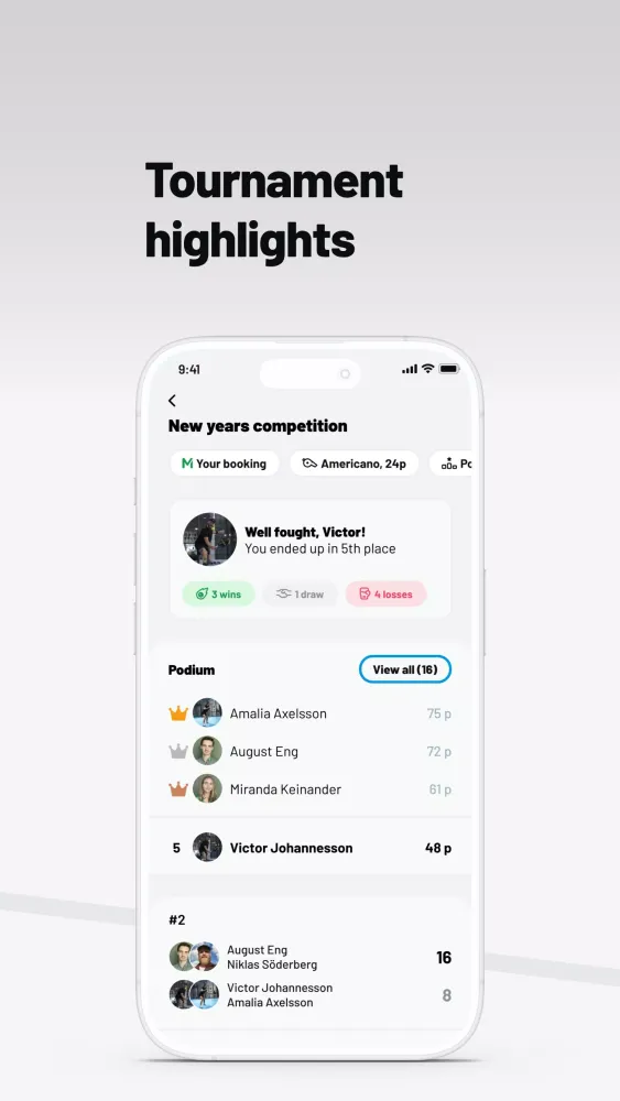 Padelboard Screenshots