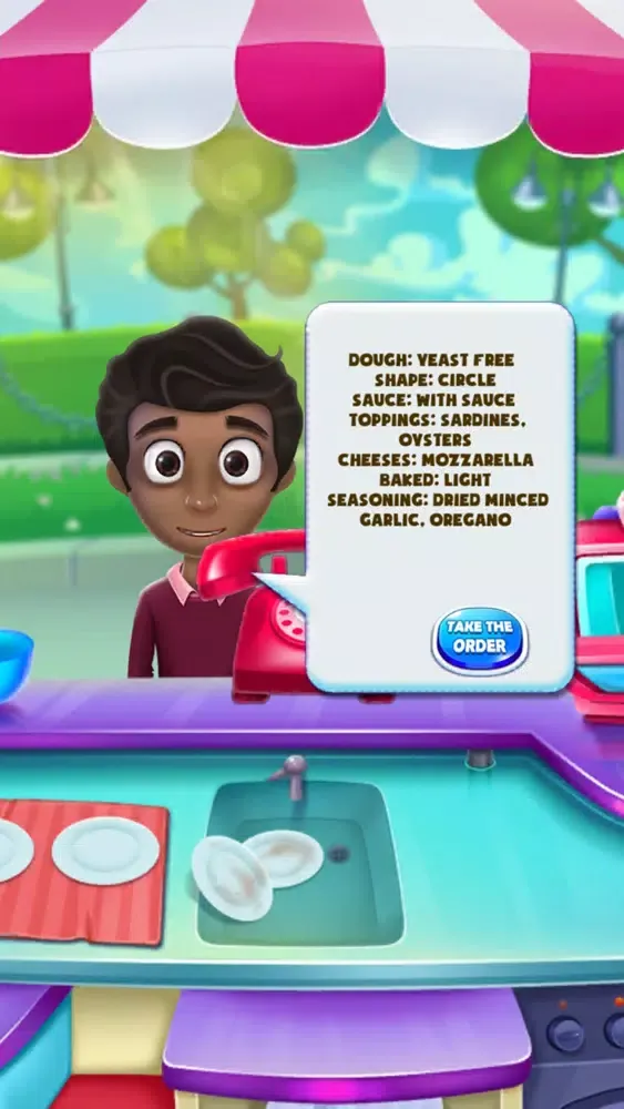 Capturas de tela do Yummy, Good & Great Pizza Game