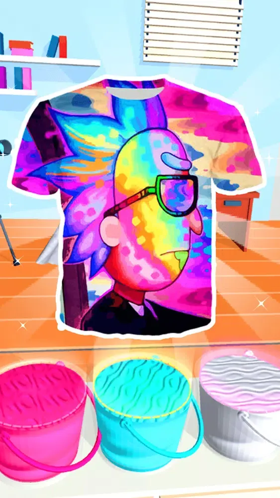 Tangkapan layar Tie N Dye Game