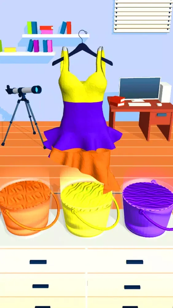 Tangkapan layar Tie N Dye Game