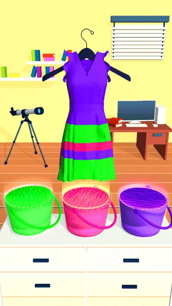Tangkapan layar Tie N Dye Game