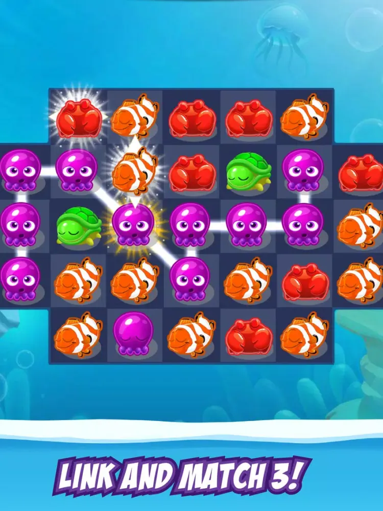 Sea Splash - Connect 3 iPad 应用截图