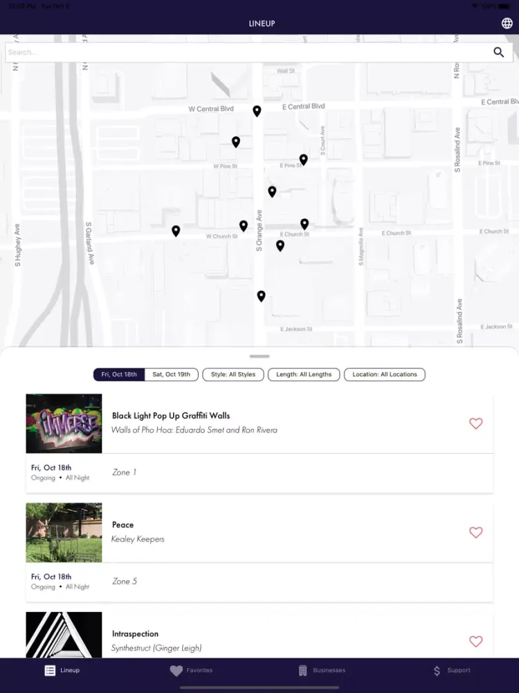 ภาพหน้าจอของ Immerse, Creative City Project iPad 