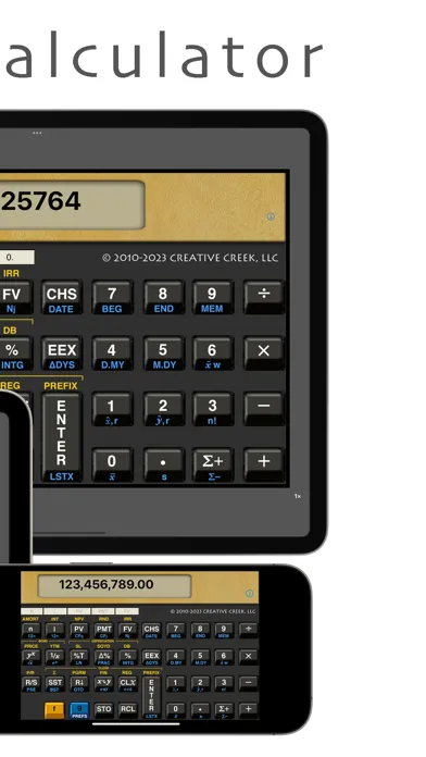 Zrzuty ekranu MathU 12D Financial Calculator