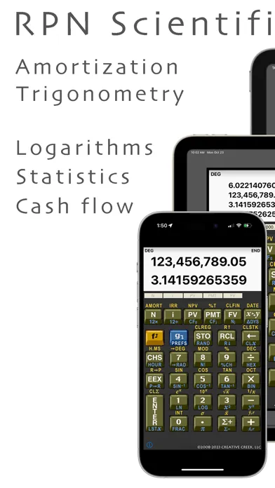 Tangkapan skrin MathU RPN Calc