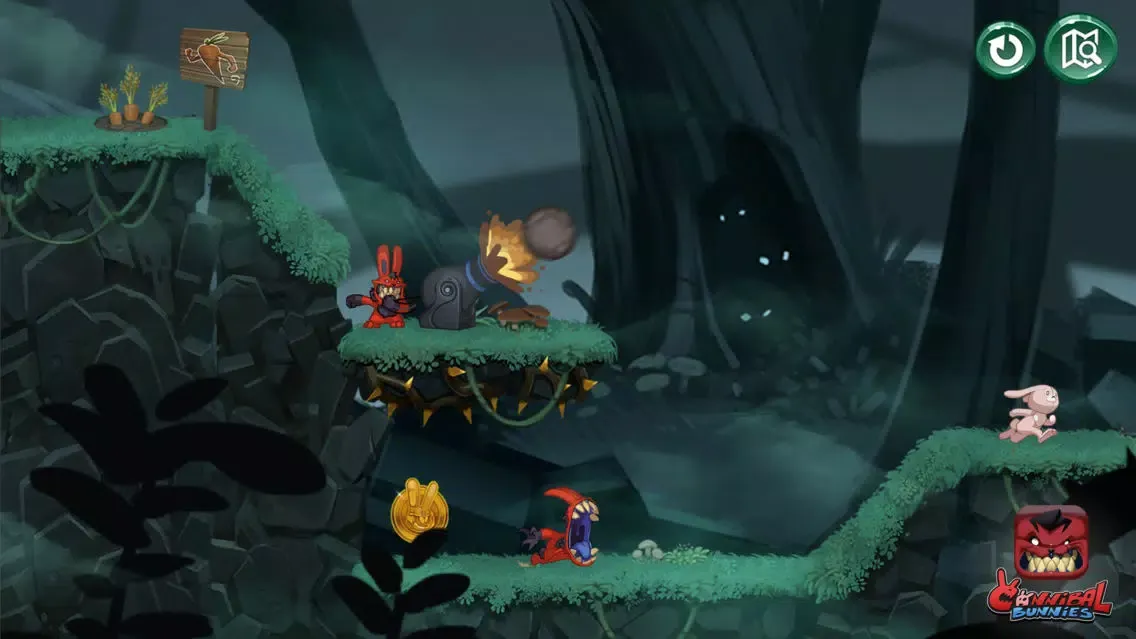 Capturas de tela do Cannibal Bunnies 2