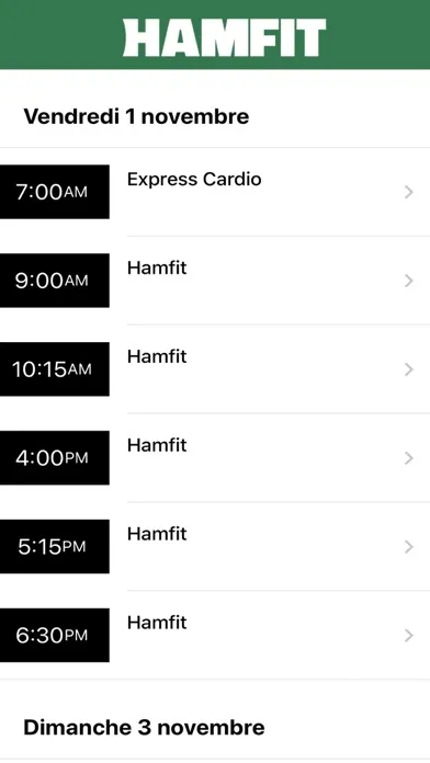 Hamfit Screenshots