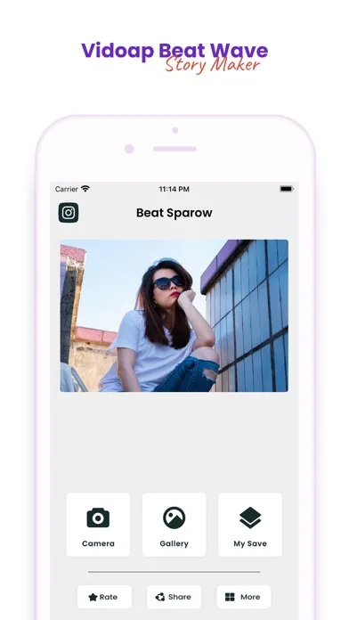 Screenshot di Vidoap Beat Video Status Maker