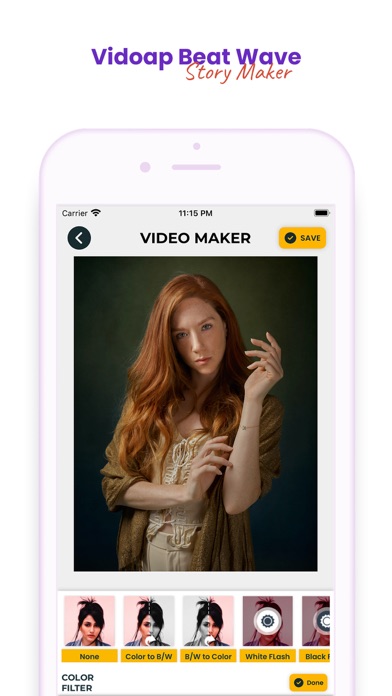 Capturas de tela do Vidoap Beat Video Status Maker