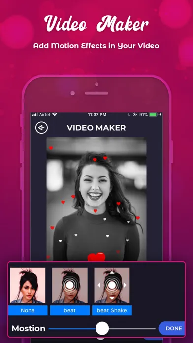 Vibes social media story maker Ekran Görüntüleri