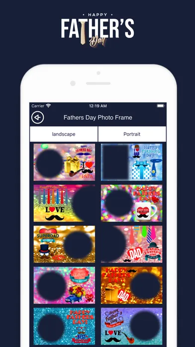 Happy Father's day photo frame स्क्रीनशॉट