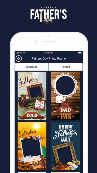 Happy Father's day photo frame स्क्रीनशॉट