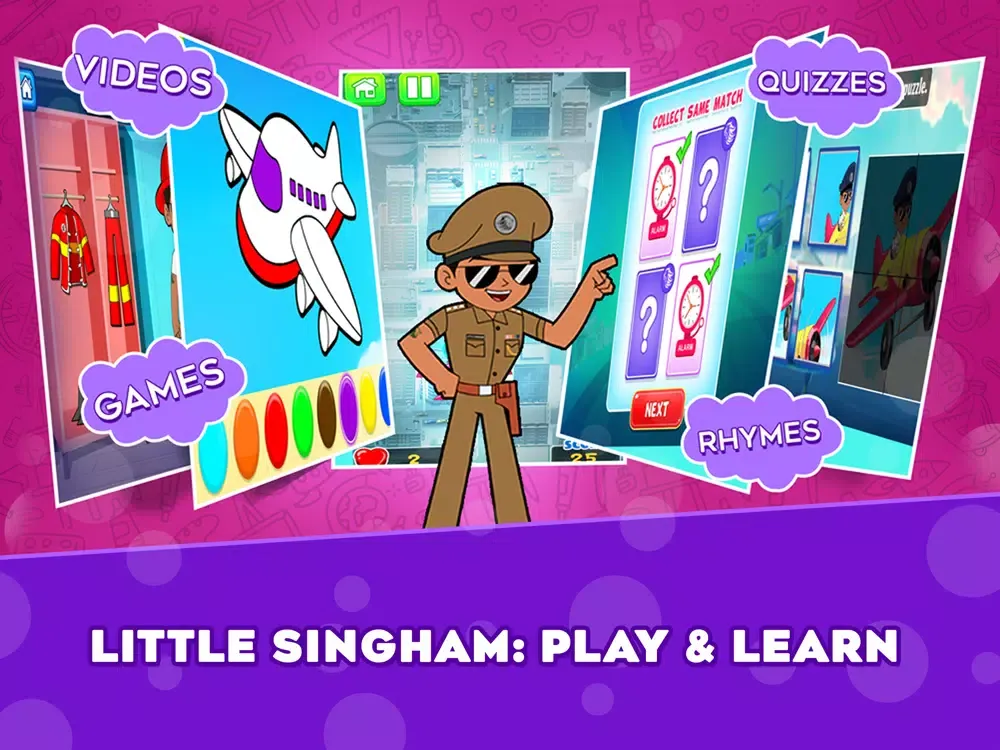Little Singham: Play & Learn iPad  Screenshots