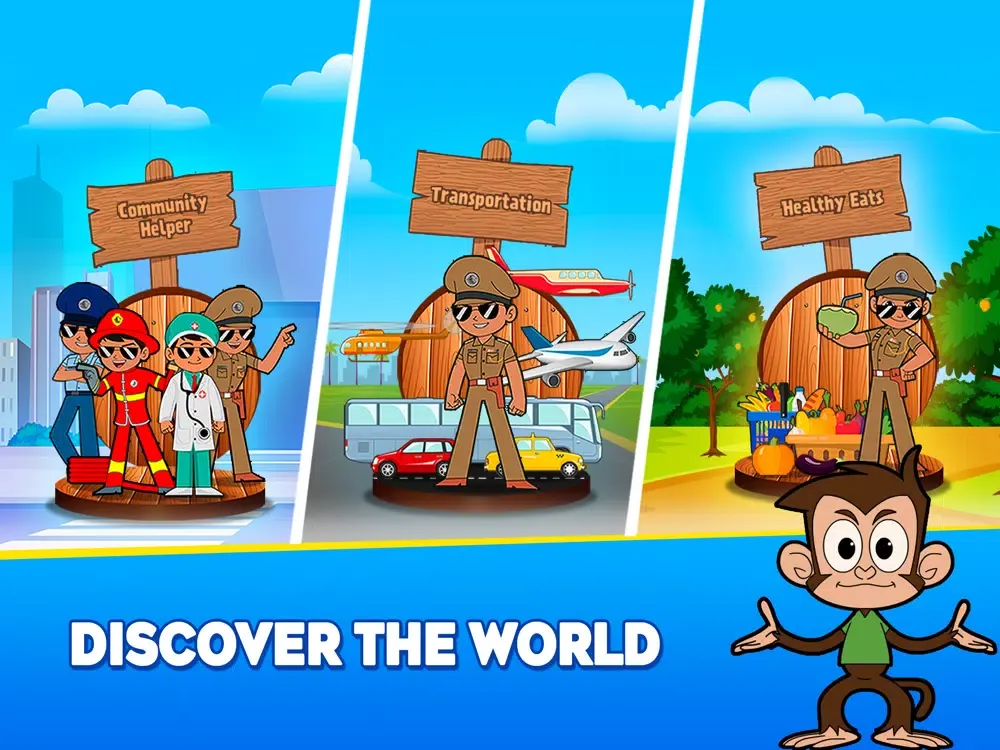 Little Singham: Play & Learn iPad  Screenshots