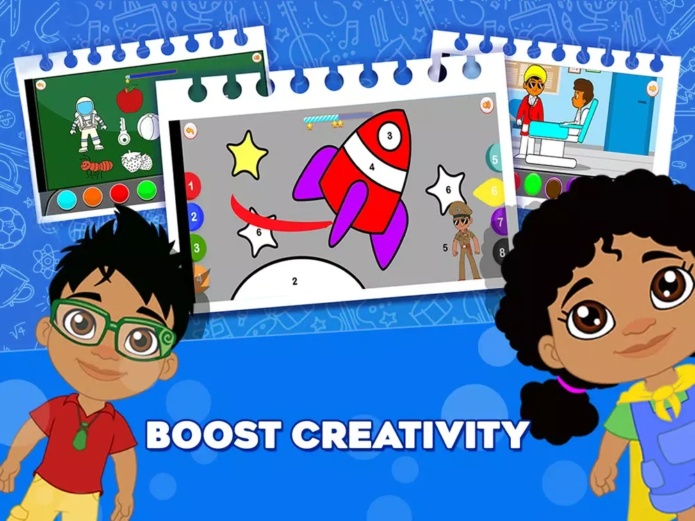 Little Singham: Play & Learn iPad  Screenshots