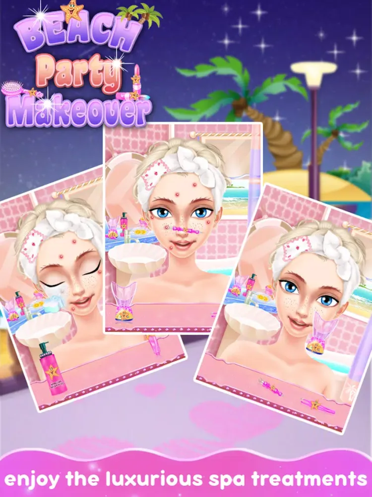 ภาพหน้าจอของ Beach Party Makeover Pro iPad 