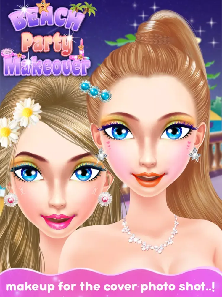 ภาพหน้าจอของ Beach Party Makeover Pro iPad 