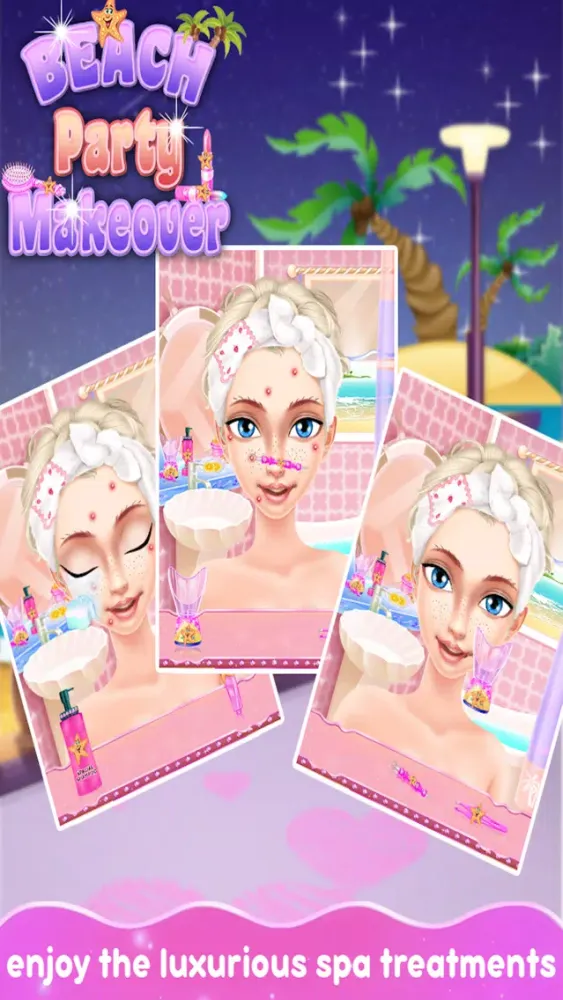 ภาพหน้าจอของ Beach Party Makeover Pro