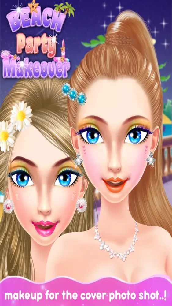 ภาพหน้าจอของ Beach Party Makeover Pro