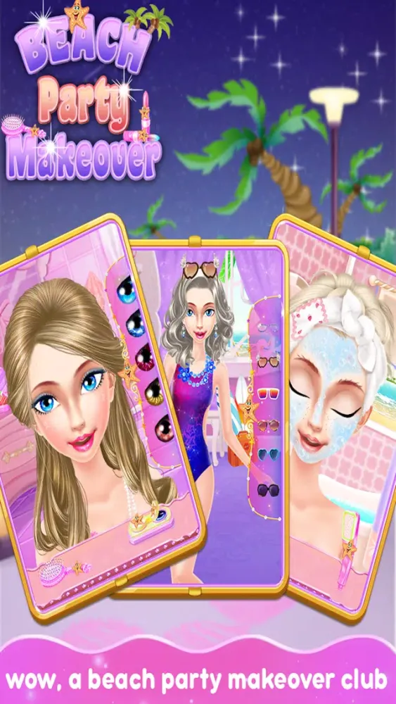 ภาพหน้าจอของ Beach Party Makeover Pro