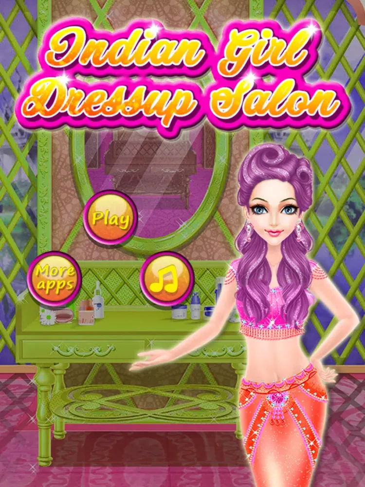 Скриншоты Indian Girl Dressup Salon iPad 