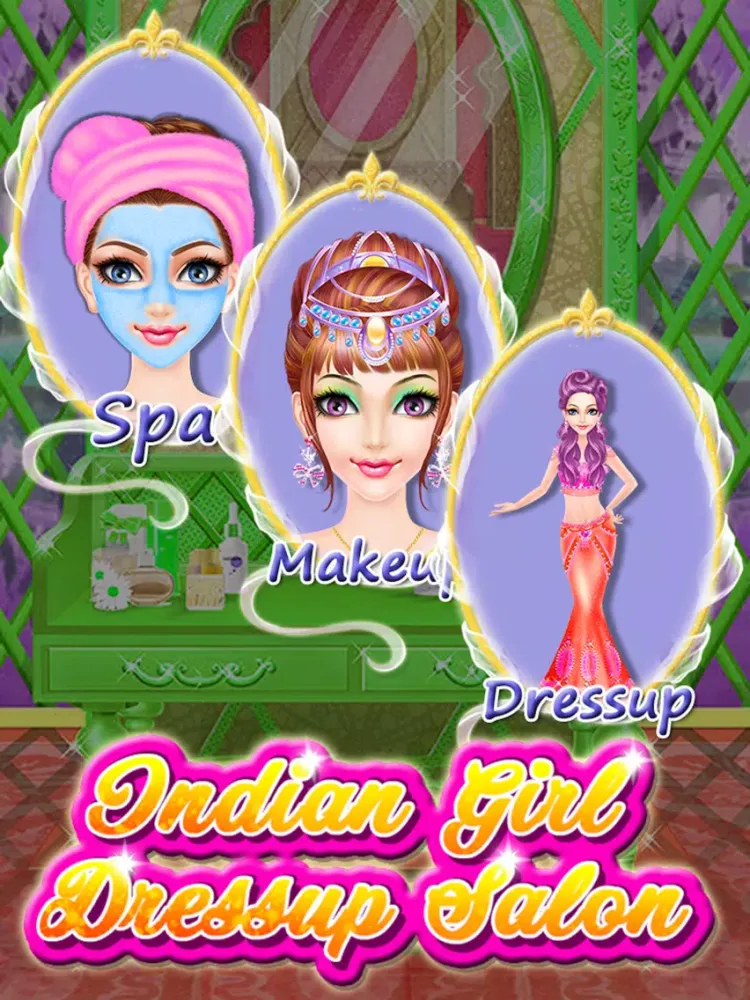 Скриншоты Indian Girl Dressup Salon iPad 