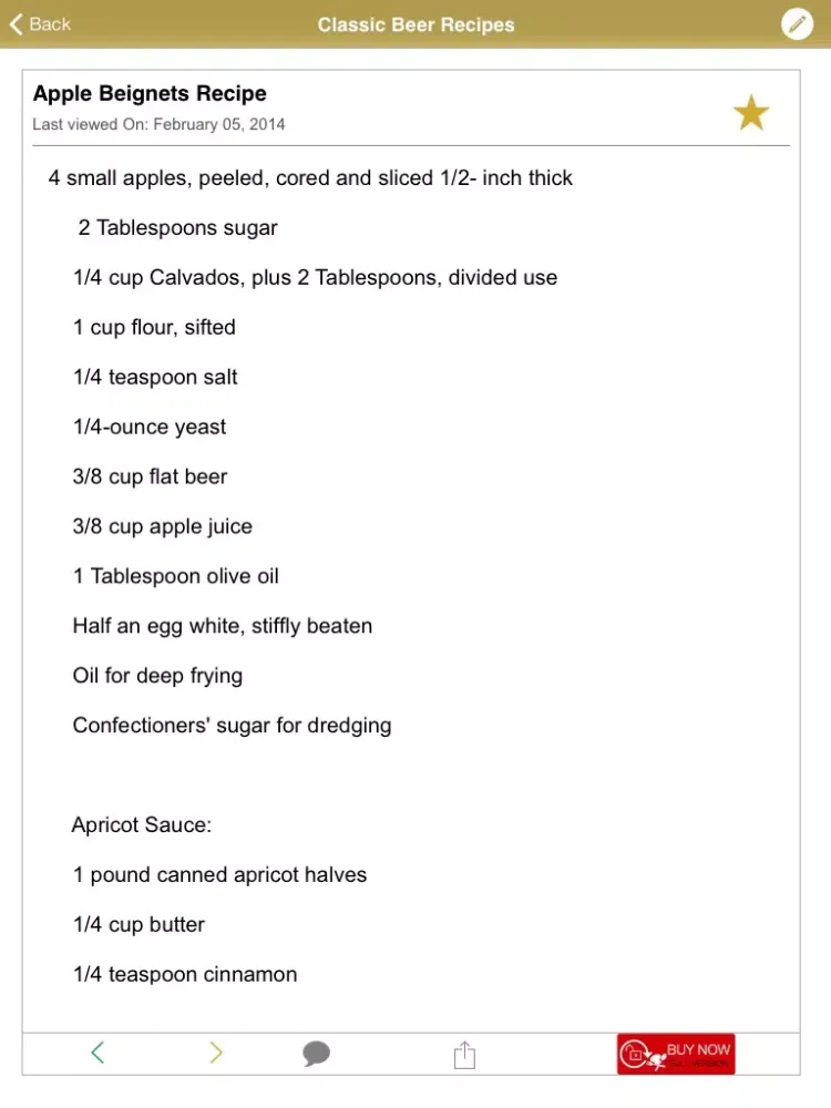 Ảnh chụp màn hình của Classic Beer Recipes iPad 