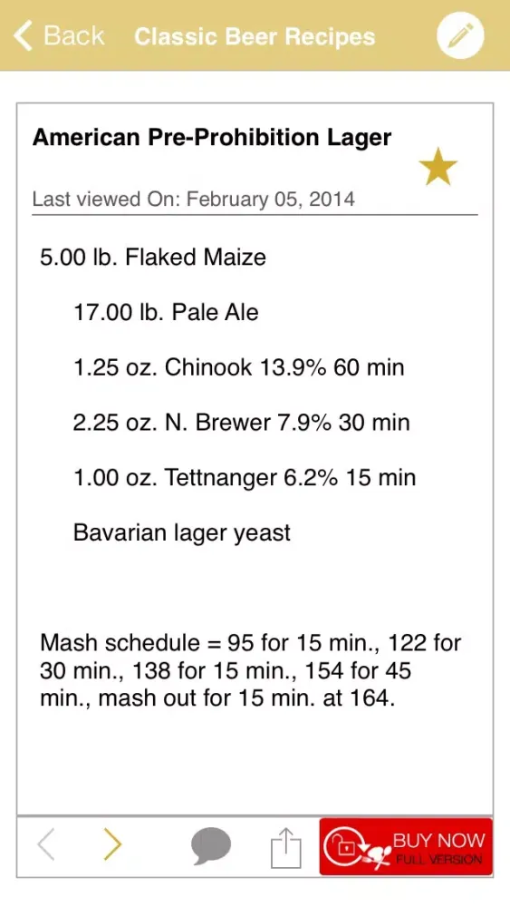 Ảnh chụp màn hình của Classic Beer Recipes