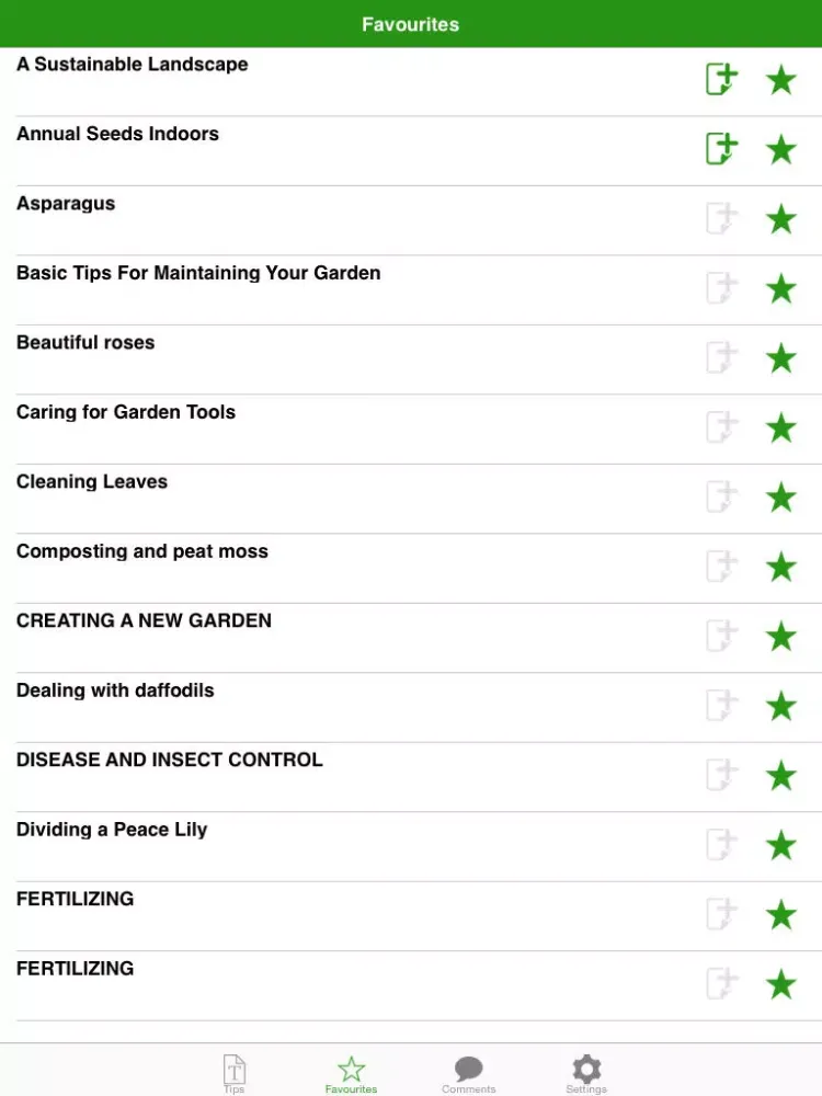 Gardening Care iPad  স্ক্রিনশট