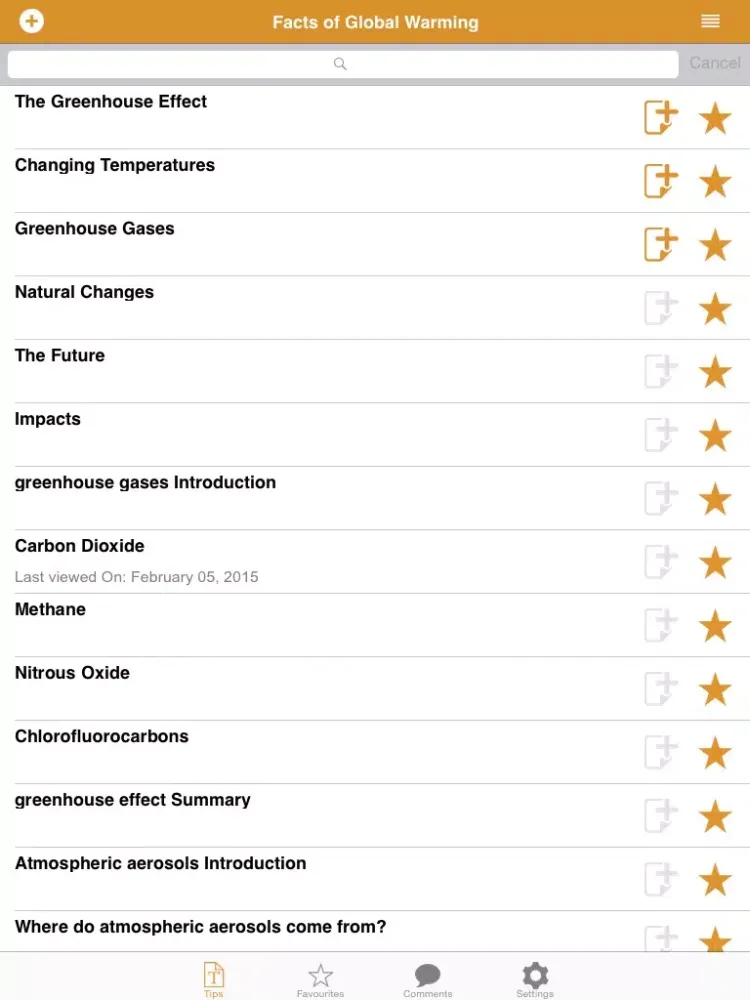 Facts Of Global Warming ! iPad 应用截图